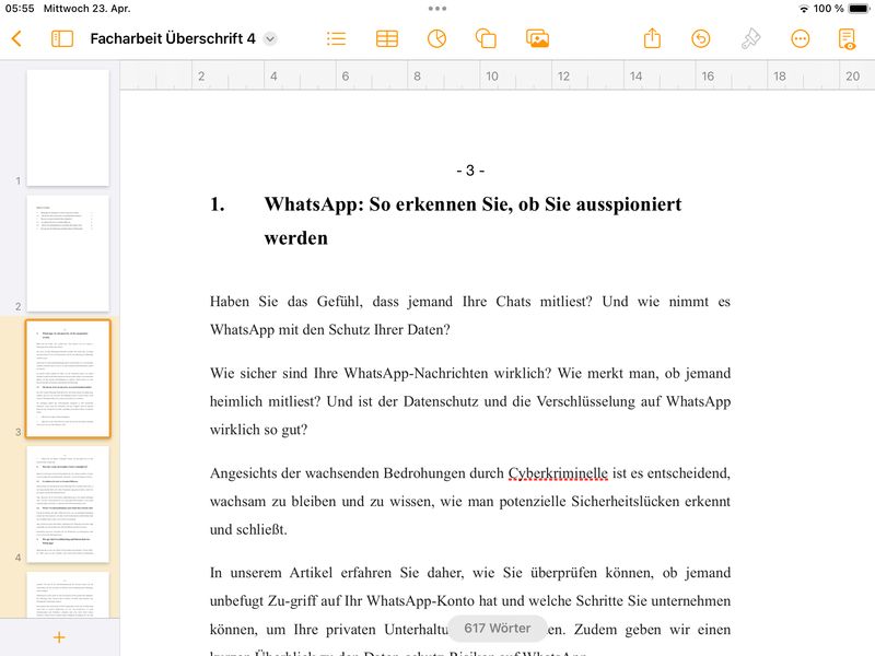 Seitenzahlen fertig